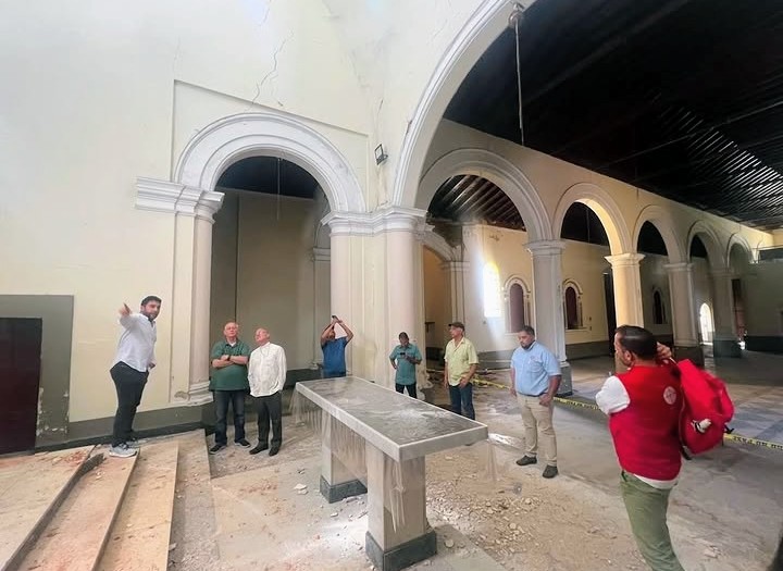 Fundación Pontificia ACN Internacional evaluó daños en templo de Montalbán