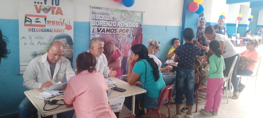 Plan Venezuela Renace llevó jornada médica  al sector Unión de Bejuma